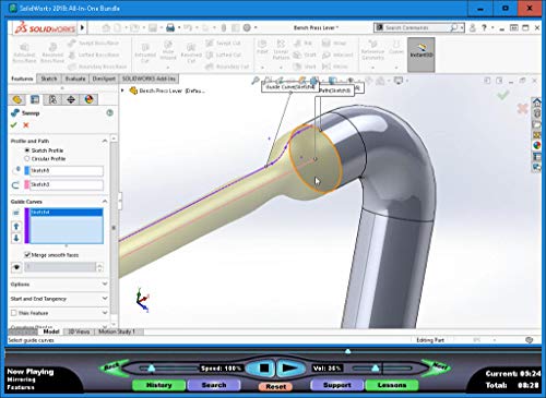 SOLIDWORKS 2018: Professional Modeling – Video Training Course