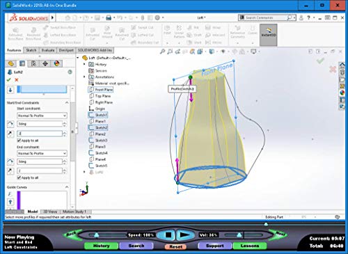 SOLIDWORKS 2018: Professional Modeling – Video Training Course