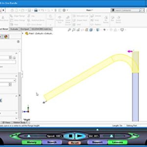 SOLIDWORKS 2018: Sheet Metal Design – Video Training Course