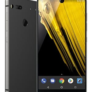 Essential Phone in Halo Gray – 128 GB Unlocked Titanium and Ceramic phone with Edge-to-Edge Display