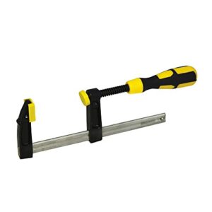 surtek bar clamp - 8" f-clamp with ergonomic handle & push-button adjustment - 107116