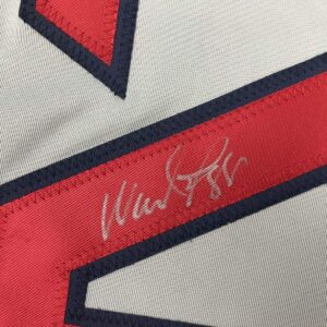 Autographed/Signed Wade Boggs Boston Grey Baseball Jersey JSA COA