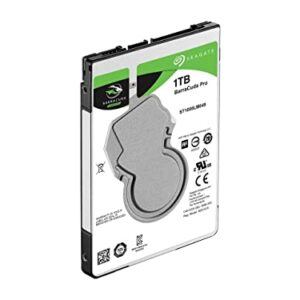 Seagate Barracuda Pro Performance Internal Hard Drive SATA HDD 1TB 7200RPM 6Gb/s 128MB Cache 2.5-Inch (ST1000LM049)