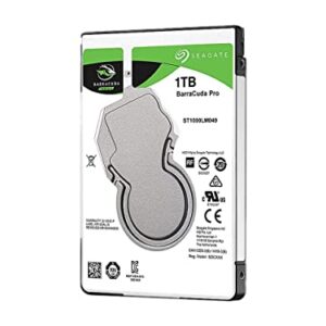 Seagate Barracuda Pro Performance Internal Hard Drive SATA HDD 1TB 7200RPM 6Gb/s 128MB Cache 2.5-Inch (ST1000LM049)