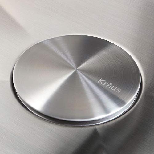 Kraus STC-2 Cappro Removable Decorative Drain Cover, Stainless Steel