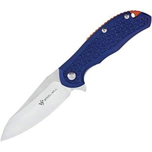 steel will modus f25-13 linerlock, blue, 3.27" blade