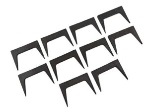 taytools 500030 pack of 10 each 2 inch pinch dogs with square back and tapered legs