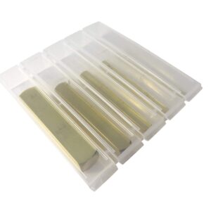 Taytools 506005 5 Piece Set Solid Brass Set Up Bar Gauge Blocks 1/8, 3/16, 1/4, 3/8 and 1/2 Inches, All 2-1/2 Inches Long