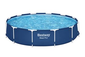 bestway steel pro 12' x 30" round above ground pool set | includes 330gal filter pump