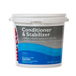 4 LB Conditioner & Chlorine Stabilizer for Swimming Pools Cyanuric Acid by Nu-Clo 1306