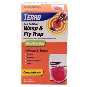 terro t513 wasp & fly trap – bait refill