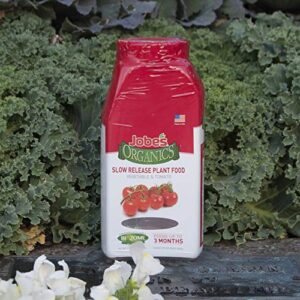 Jobe's Organics 09086 Tomato Slow Release Plant Food, 1 lb,red