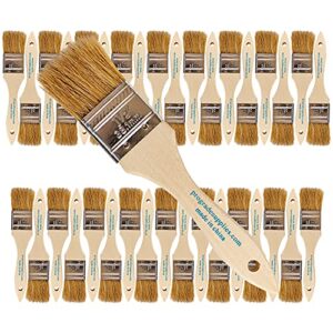 pro grade - chip paint brushes - 36 ea 1.5 inch chip paint brush light brown