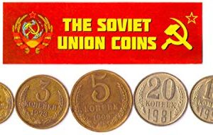 LOT of 100 USSR Soviet Russian KOPEKS Coins 1961-1991 Cold WAR Hammer and Sickle Money