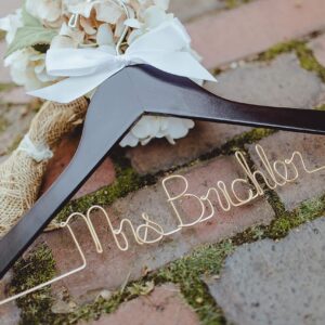 Bridal Hanger, Wedding Hangers, Personalized Bride Hanger, Unique Hanger, Mrs Hanger, Custom Hanger