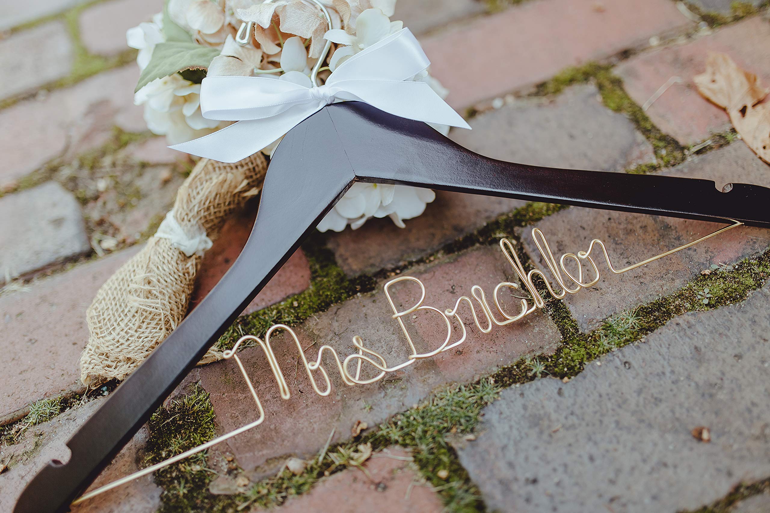 Bridal Hanger, Wedding Hangers, Personalized Bride Hanger, Unique Hanger, Mrs Hanger, Custom Hanger