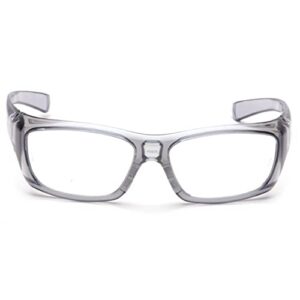 Pyramex Emerge Full Reader Safety Glasses SG7910D15 (3 Pair) (+1.5 Lens, Gray Frame/Clear Lens)