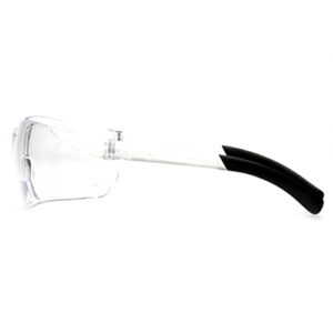 Pyramex Ztek Bifocal Reader Safety Glasses with Clear Lens, S2510R15 (3 Pair) (+1.5 Lens)