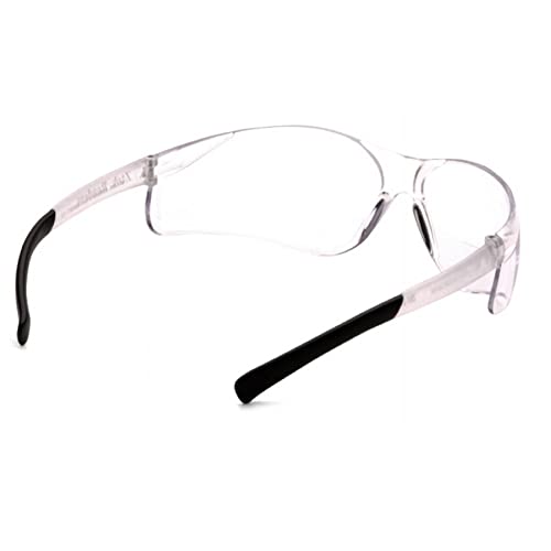 Pyramex Ztek Bifocal Reader Safety Glasses with Clear Lens, S2510R15 (3 Pair) (+1.5 Lens)