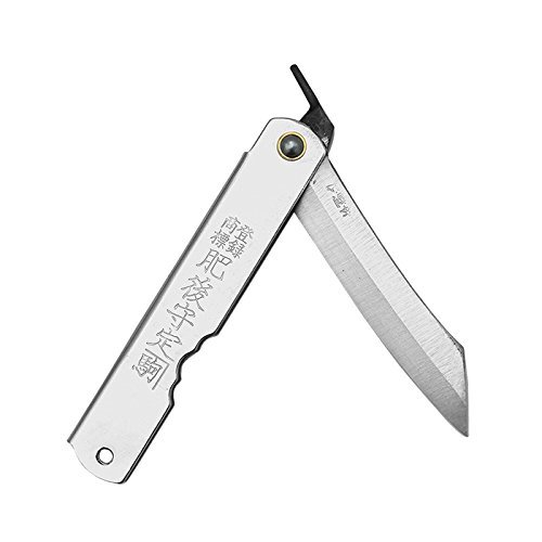 Higonokami Folding Knife – SK Steel 100mm Silver