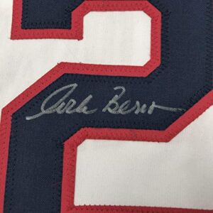 Framed Autographed/Signed Corbin Bernsen Roger Dorn 33x42 Major League Cleveland Baseball Jersey JSA COA