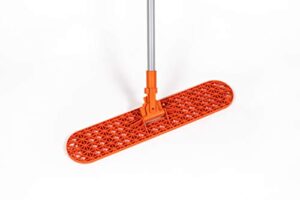 24" dust mop frame with plastic handle and clip-on connector shank-free (box of 4) 100% made in usa