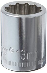 crescent 3/8" drive 12 point standard metric socket 13mm - cds43n