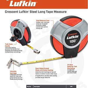 Lufkin ST100 TAPE,3/1 RATIO,100' X 3/8,STEEL