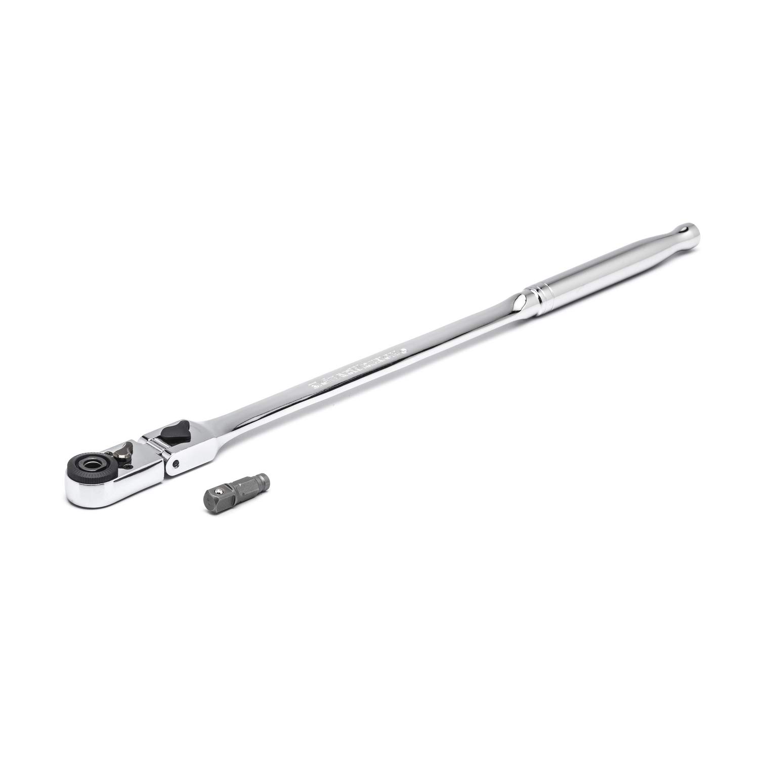 GEARWRENCH 1/4" Drive 72 Tooth Quick Release Locking Flex Slim Head Ratchet, 12" - 81030