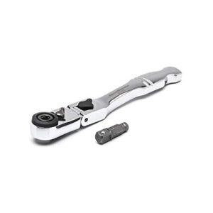 GEARWRENCH 1/4" Drive 72 Tooth Quick Release Locking Flex Slim Head Ratchet, 6" - 81025