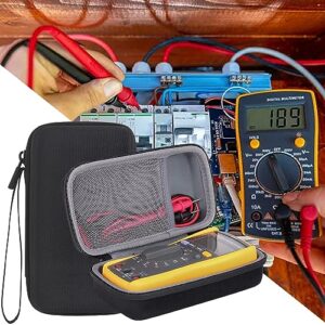 co2CREA Hard Case Compatible with Fluke 117/115 / 116/114 / 113 True-RMS Digital Multimeter