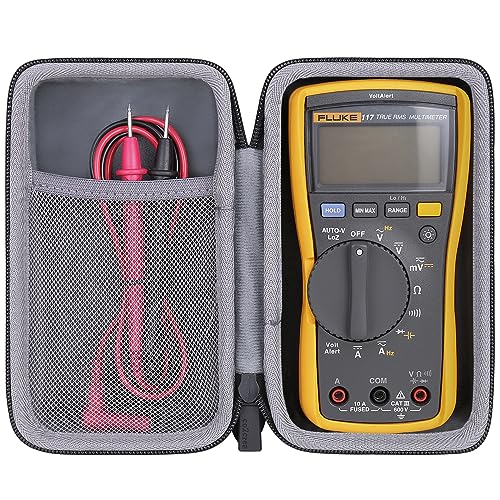 co2CREA Hard Case Compatible with Fluke 117/115 / 116/114 / 113 True-RMS Digital Multimeter