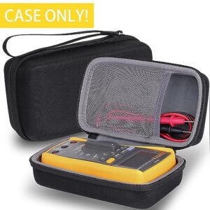 co2CREA Hard Case Compatible with Fluke 117/115 / 116/114 / 113 True-RMS Digital Multimeter