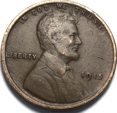 1915 P Lincoln Wheat Cent Penny Seller Fine