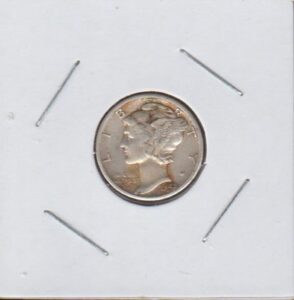 1942 s winged liberty head or"mercury" (1916-1945) dime choice about uncirculated details