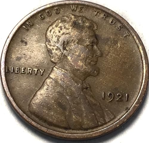 1921 P Lincoln Wheat Cent Penny Seller Fine