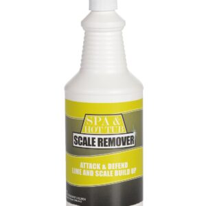 Spa & Hot Tub Scale Remover - Quart - Hot Tub & Spa Descaler, Scale Stain & Lime Stain Remover