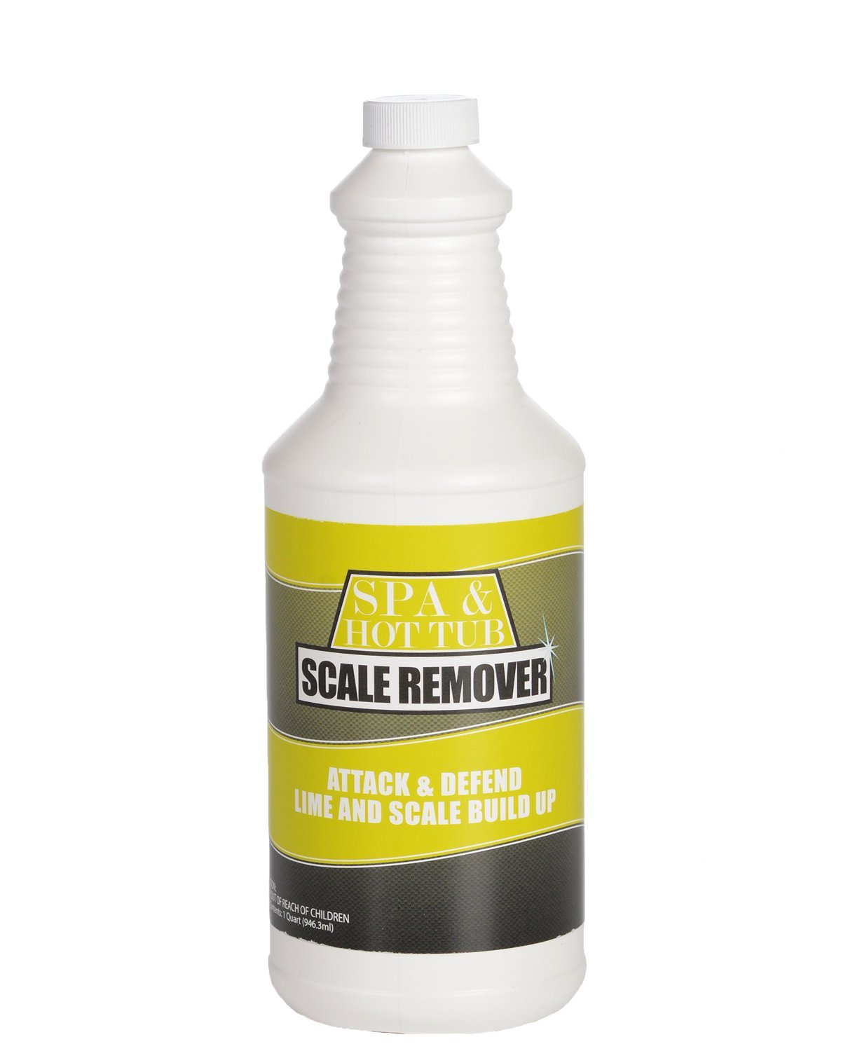 Spa & Hot Tub Scale Remover - Quart - Hot Tub & Spa Descaler, Scale Stain & Lime Stain Remover