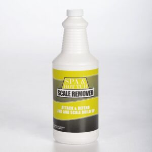 Spa & Hot Tub Scale Remover - Quart - Hot Tub & Spa Descaler, Scale Stain & Lime Stain Remover