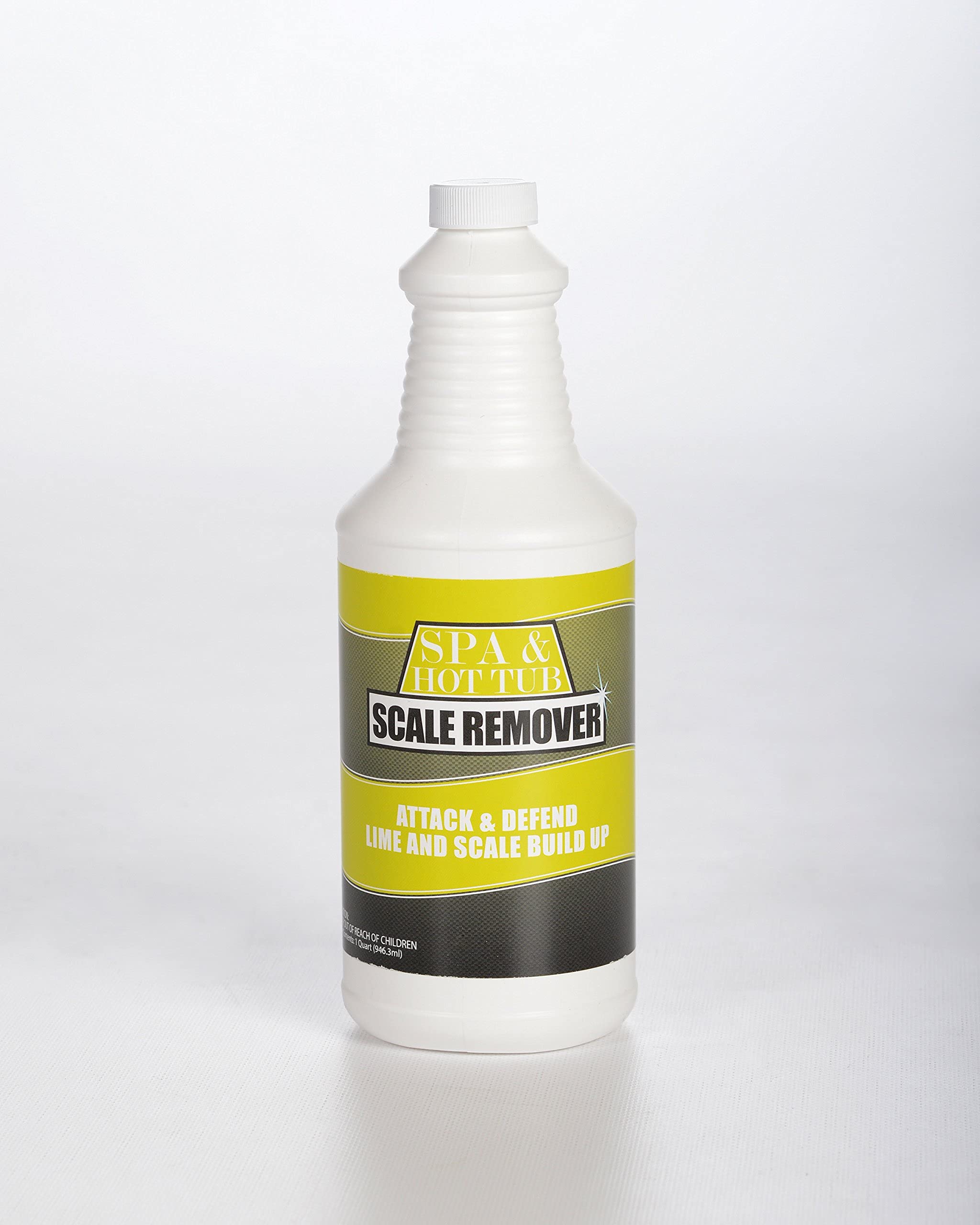 Spa & Hot Tub Scale Remover - Quart - Hot Tub & Spa Descaler, Scale Stain & Lime Stain Remover