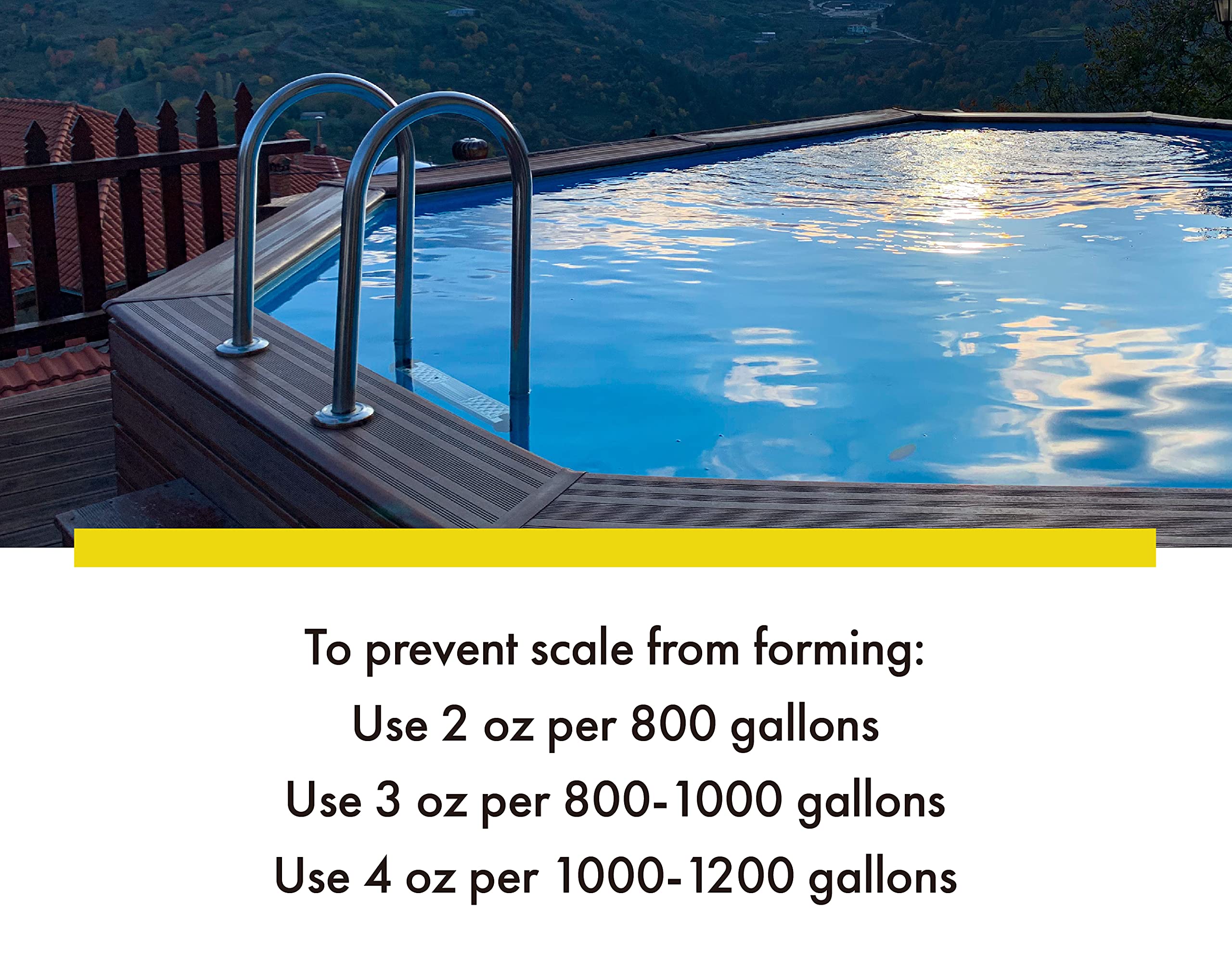 Spa & Hot Tub Scale Remover - Quart - Hot Tub & Spa Descaler, Scale Stain & Lime Stain Remover