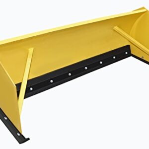 Heavy Duty Snow Pusher Rubber 1-1/2" thick x 10" wide x 14ft. Long punched Standard Highway Slots. Snow Plow Rubber