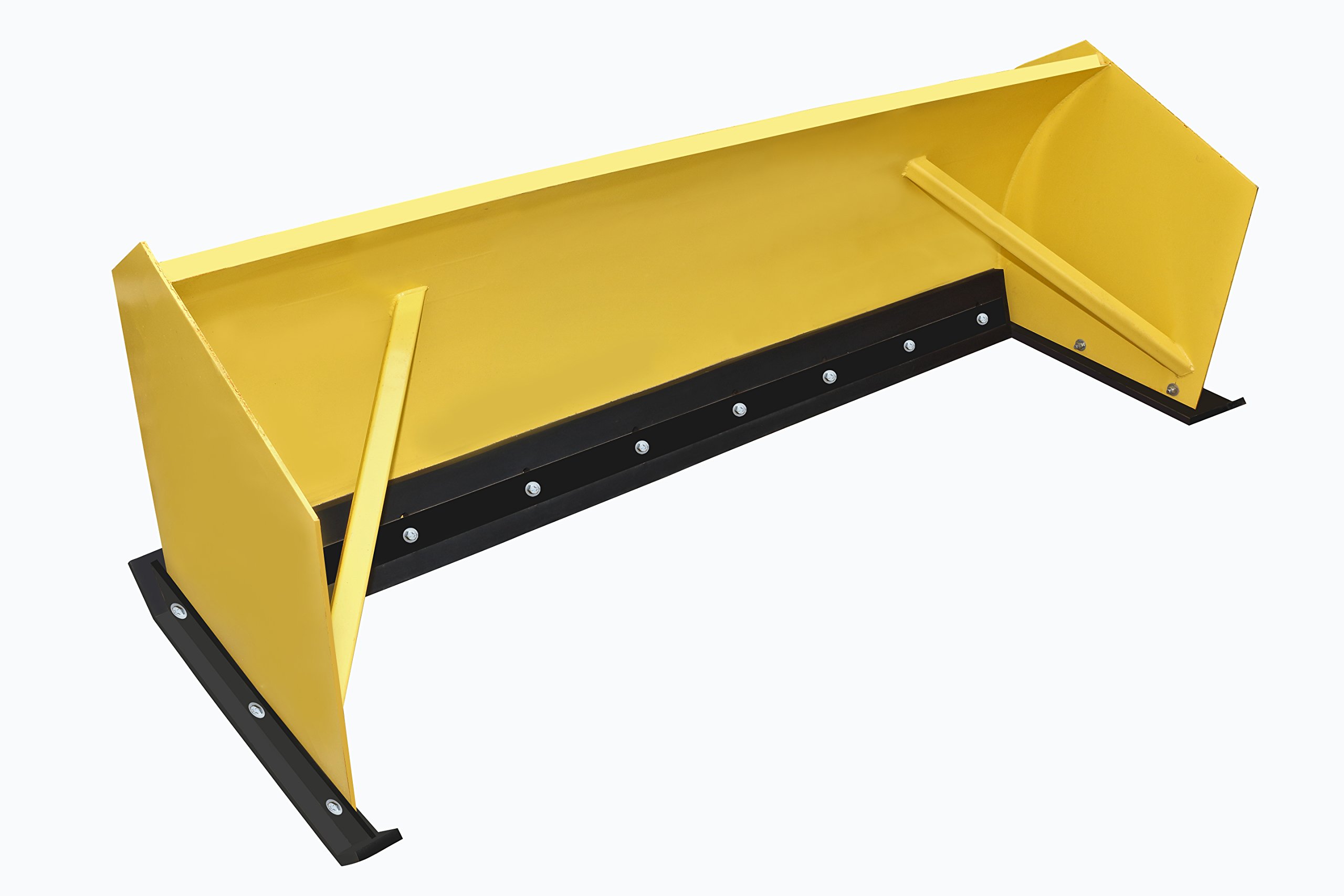 Heavy Duty Snow Pusher Rubber 1-1/2" thick x 10" wide x 12 ft. Long punched Standard Highway Slots. Snow Plow Rubber