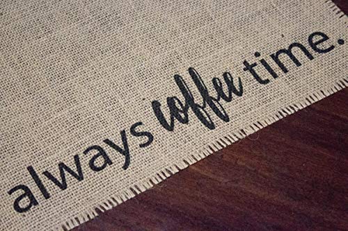 Coffee Maker Mat - The ORIGINAL Burlap Placemat for your Keurig - Made in the USA