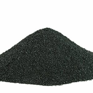 BLACK BEAUTY Abrasive Blast Media Fine Abrasive 20/40 Mesh Size for use in Sandblast Cabinet - 50 LBS