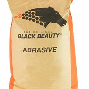 BLACK BEAUTY Abrasive Blast Media Fine Abrasive 20/40 Mesh Size for use in Sandblast Cabinet - 50 LBS