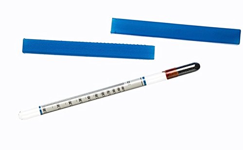 Specific Gravity Hydrometer 1.000-2.000 Dual Scale, by FEC Source. Test Flotation Solution for Fecal Egg Count, Worm Egg Flotation, Measure Liquid for Parasite Egg Flotation.100ml Test Tube Included