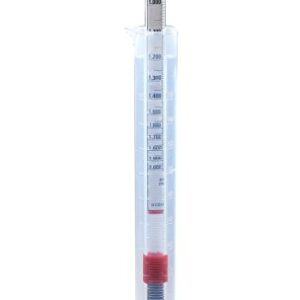 Specific Gravity Hydrometer 1.000-2.000 Dual Scale, by FEC Source. Test Flotation Solution for Fecal Egg Count, Worm Egg Flotation, Measure Liquid for Parasite Egg Flotation.100ml Test Tube Included