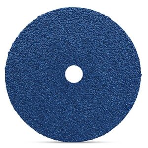 BHA Zirconia Resin Fiber Grinding and Sanding Discs, 7” x 7/8”, 24 Grit - 25 Pack