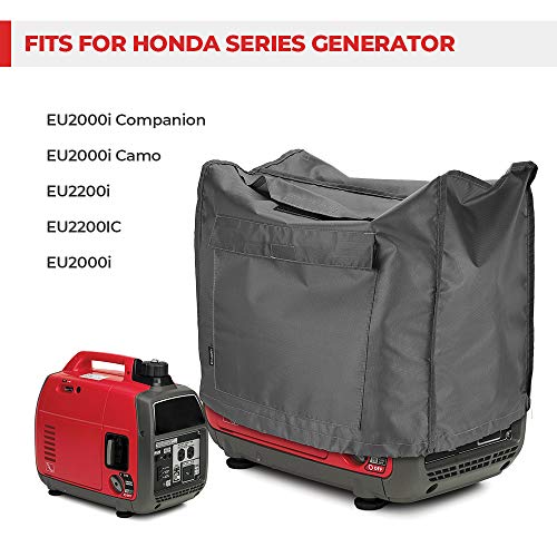 BougeRV Generator Cover for Honda Generator EU2200i EU2200IC EU2000i EU2000i EU2000i Companion for Honda Power Equipment 420D Polyester Fabric Outdoor 08P57-Z07-00S Generator accessories